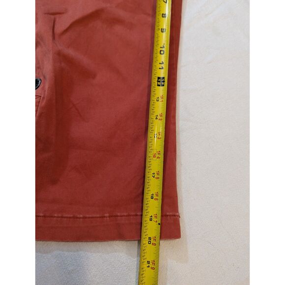 JAG Jeans Stretch Capri Pants 10P Rust Red Cropped 20" Inseam - Picture 5 of 6